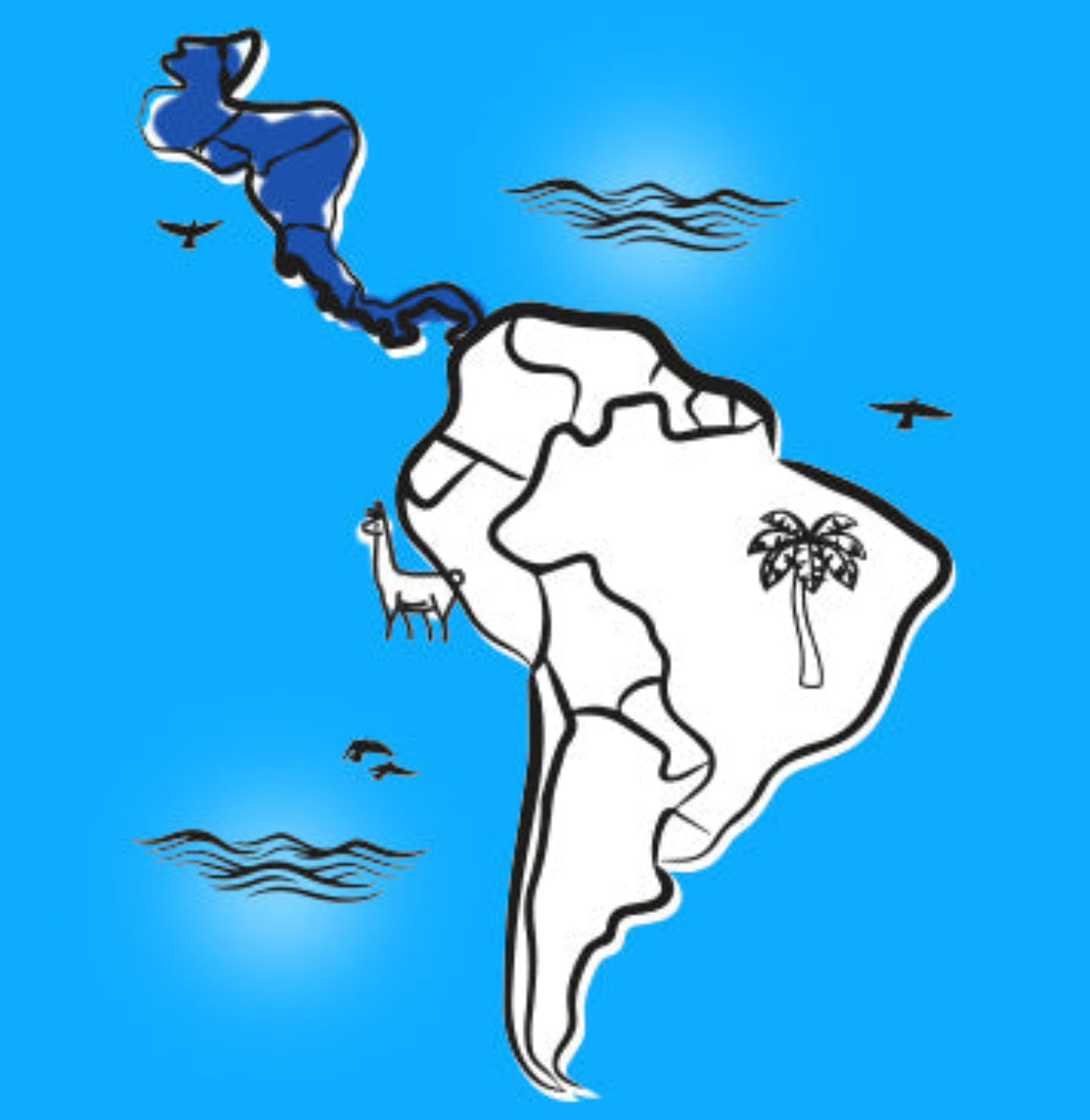 Latin America Map - Central America